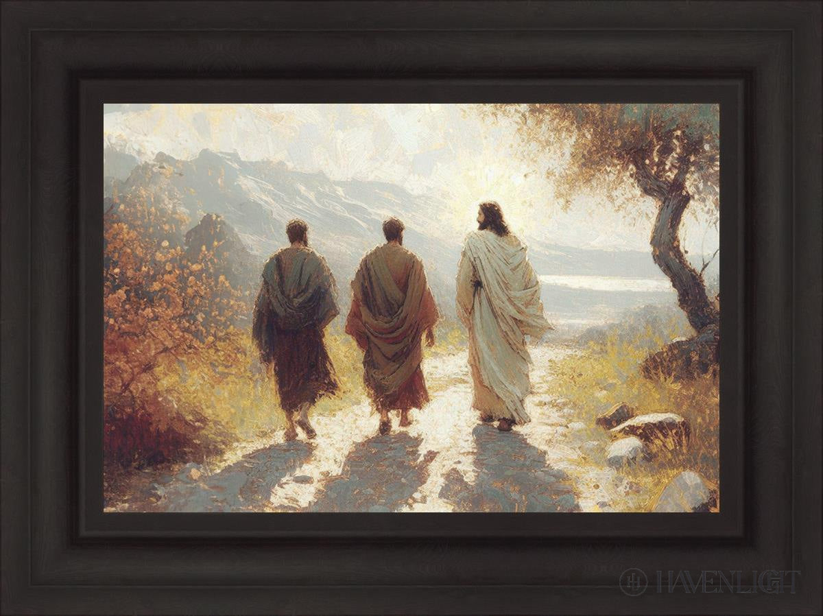 Jesus Went With Them Open Edition Canvas / 24 X 16 Brown 31 3/4 23 Art