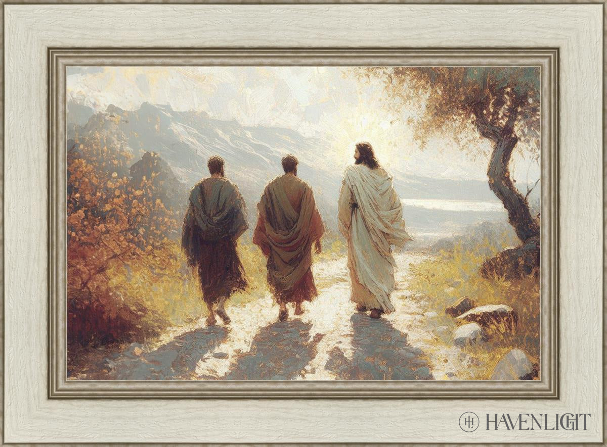 Jesus Went With Them Open Edition Canvas / 24 X 16 Ivory 30 1/2 22 Art