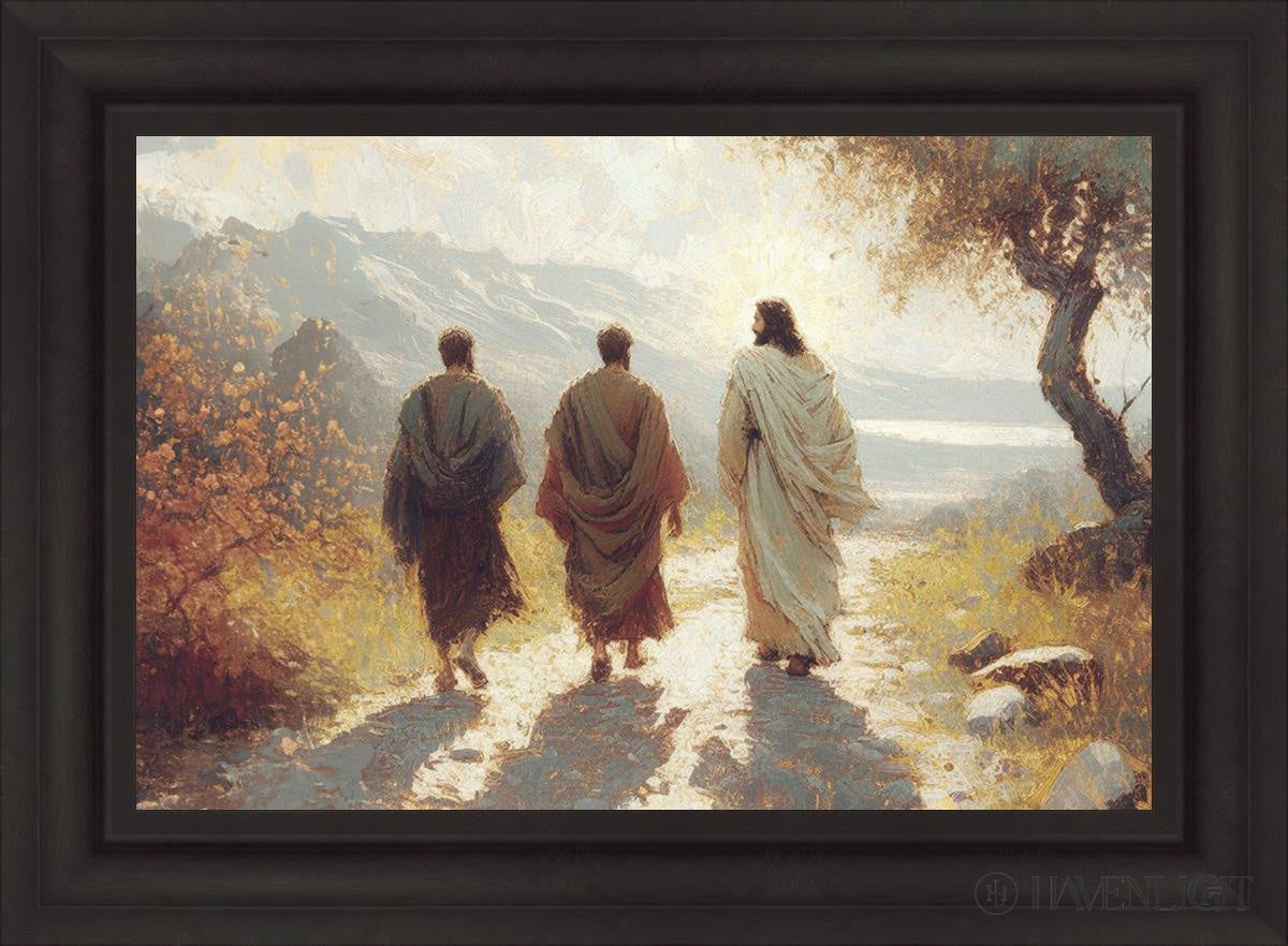 Jesus Went With Them Open Edition Canvas / 30 X 20 Brown 37 3/4 27 Art