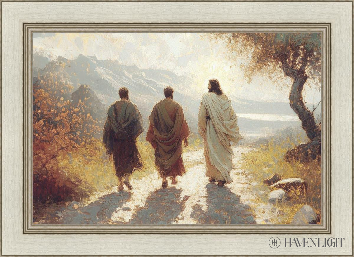 Jesus Went With Them Open Edition Canvas / 30 X 20 Ivory 36 1/2 26 Art