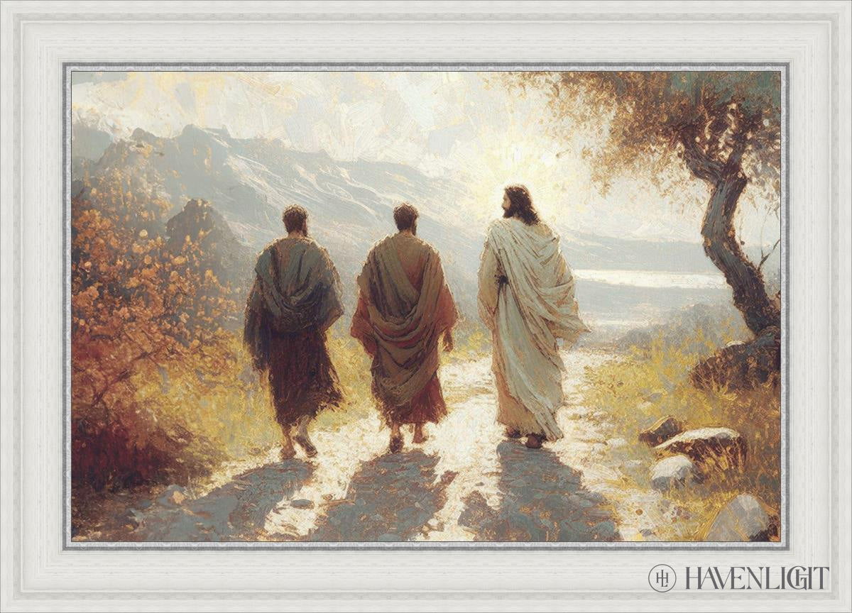 Jesus Went With Them Open Edition Canvas / 30 X 20 White 35 3/4 25 Art