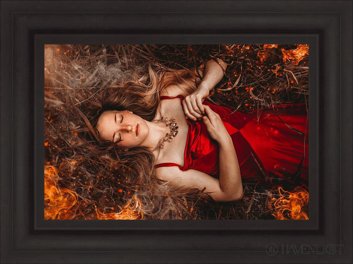 Joan Of Arc - This Is Not The End Open Edition Canvas / 24 X 16 Brown 31 3/4 23 Art