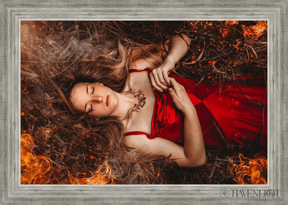 Joan Of Arc - This Is Not The End Open Edition Canvas / 30 X 20 Silver 34 3/4 24 Art