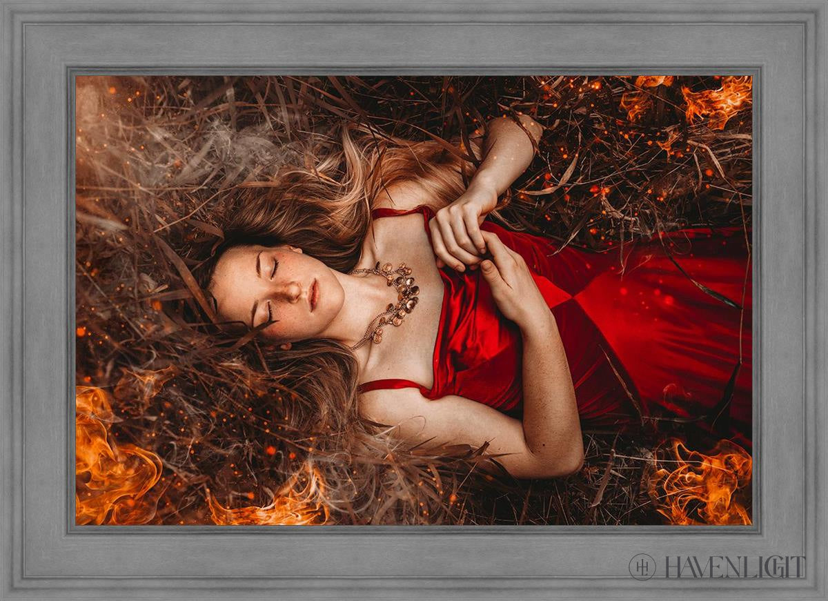 Joan Of Arc - This Is Not The End Open Edition Canvas / 36 X 24 Gray 43 3/4 31 Art