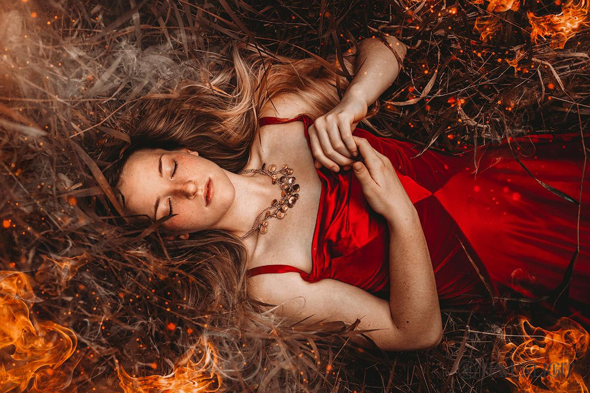 Joan Of Arc - This Is Not The End Open Edition Canvas / 36 X 24 Rolled In Tube Art