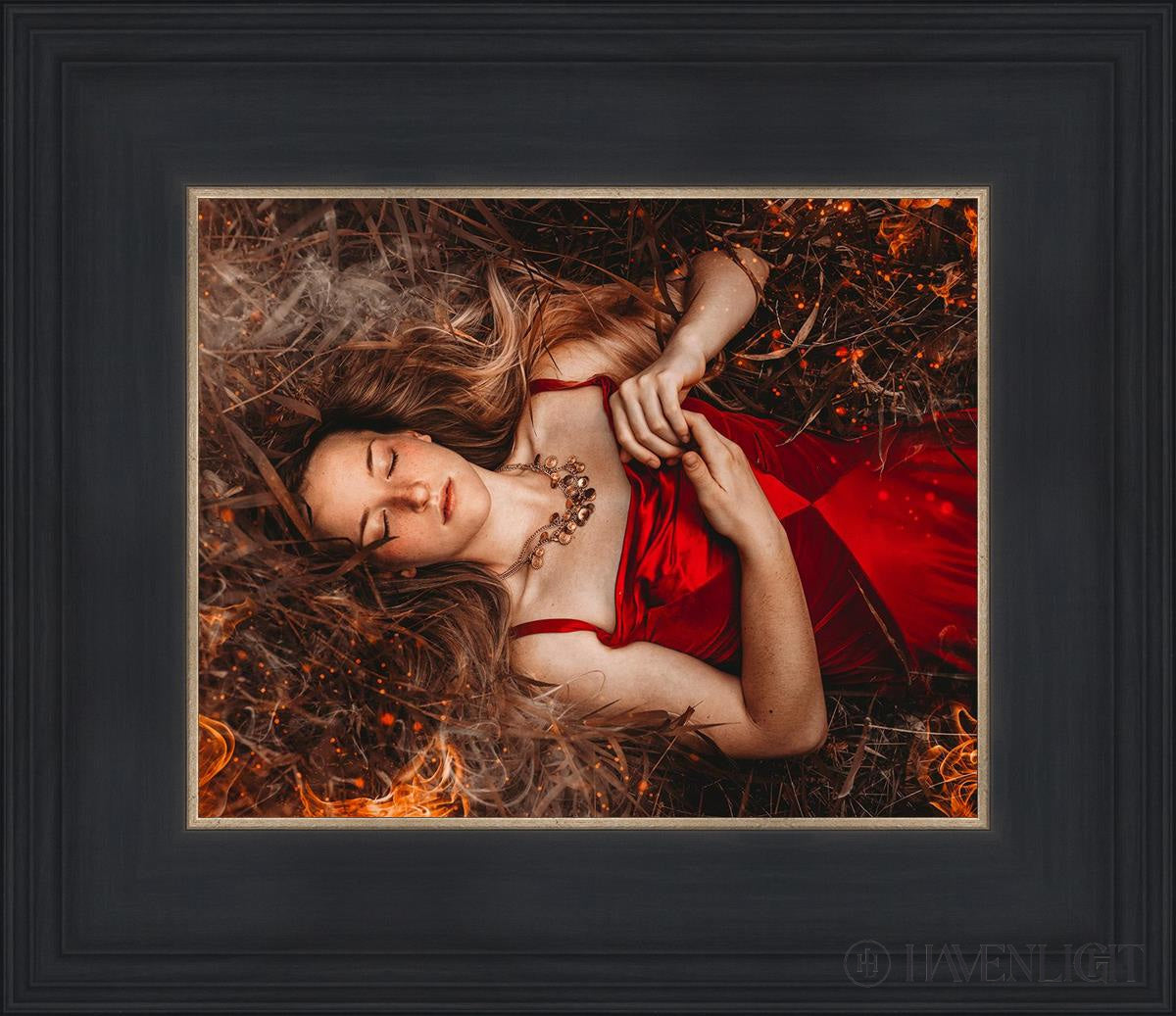 Joan Of Arc - This Is Not The End Open Edition Print / 10 X 8 Black 14 3/4 12 Art