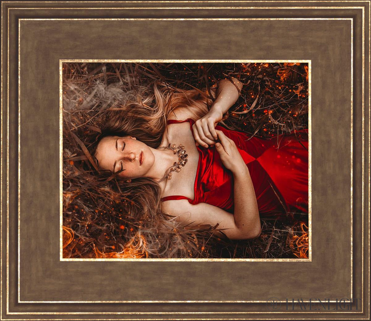 Joan Of Arc - This Is Not The End Open Edition Print / 10 X 8 Gold 14 3/4 12 Art