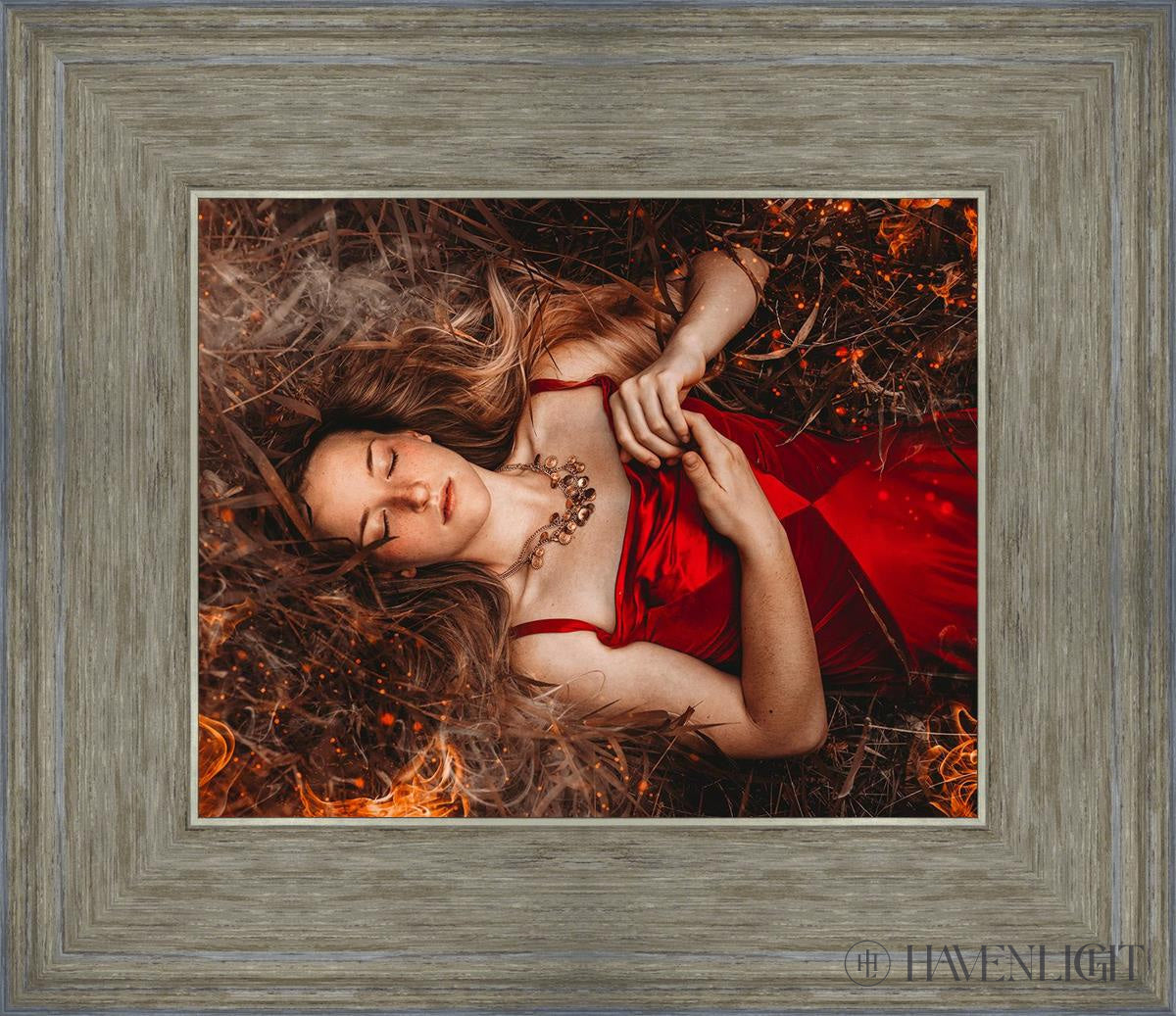 Joan Of Arc - This Is Not The End Open Edition Print / 10 X 8 Gray 14 3/4 12 Art