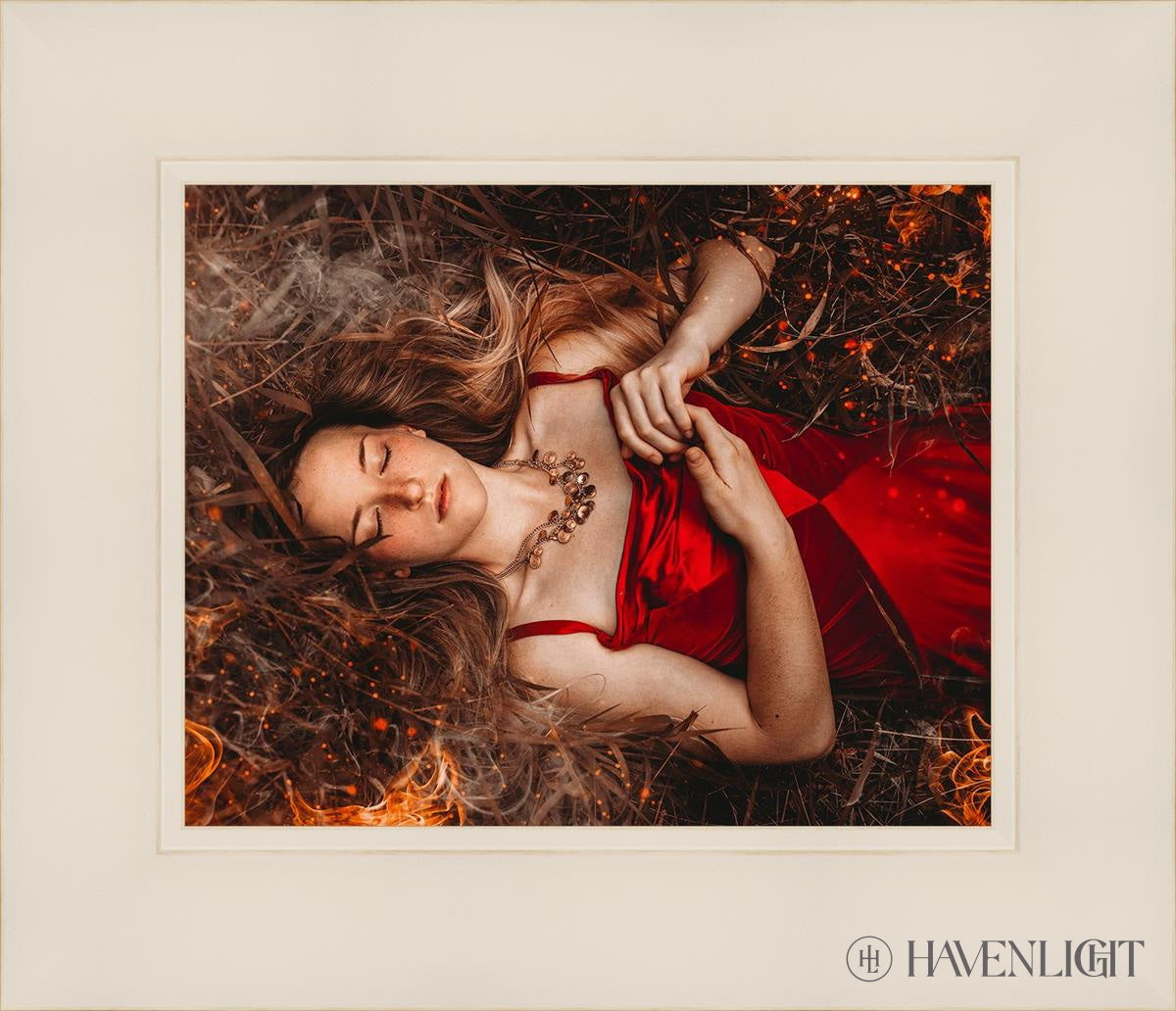 Joan Of Arc - This Is Not The End Open Edition Print / 10 X 8 White 14 1/4 12 Art