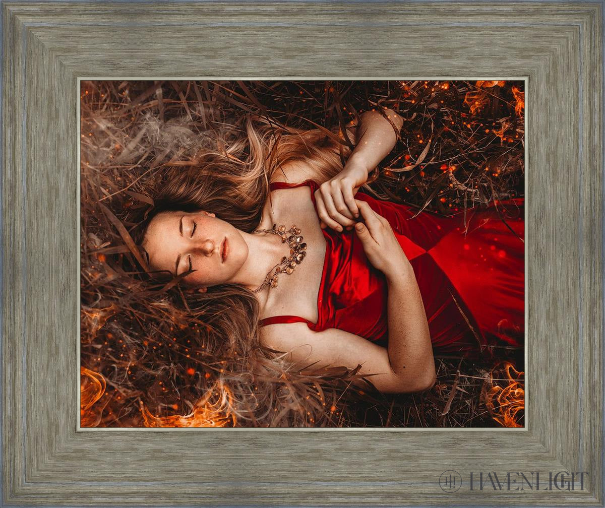 Joan Of Arc - This Is Not The End Open Edition Print / 14 X 11 Gray 18 3/4 15 Art