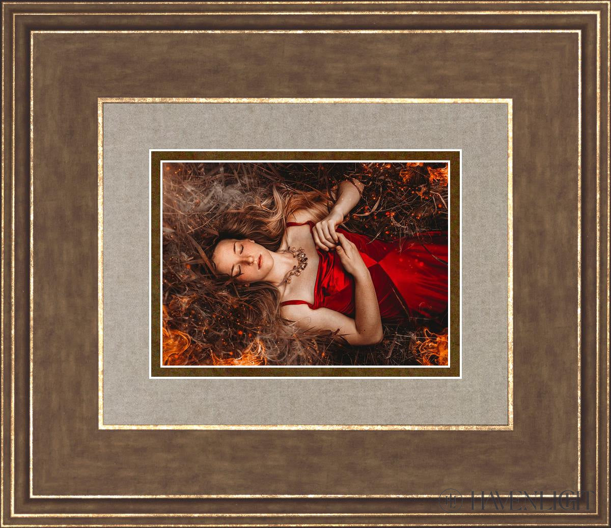 Joan Of Arc - This Is Not The End Open Edition Print / 7 X 5 Gold 14 3/4 12 Art