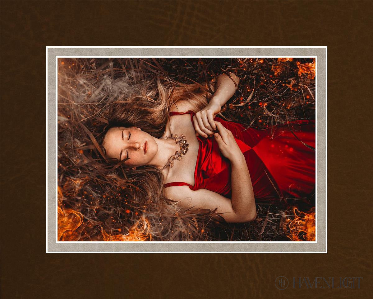 Joan Of Arc - This Is Not The End Open Edition Print / 7 X 5 Matted To 10 8 Art