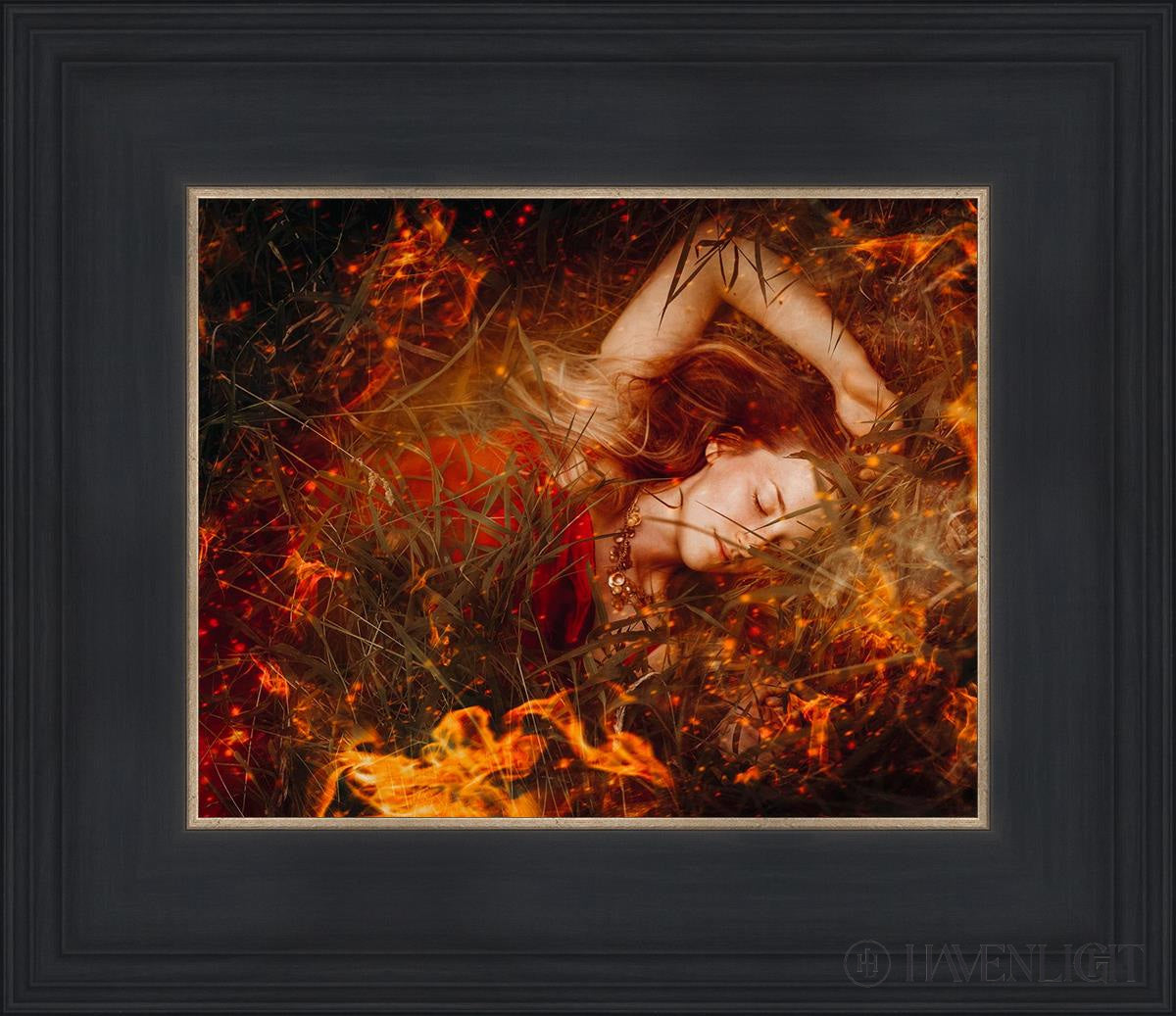 Joan Of Arc - Trial By Fire Open Edition Print / 10 X 8 Black 14 3/4 12 Art