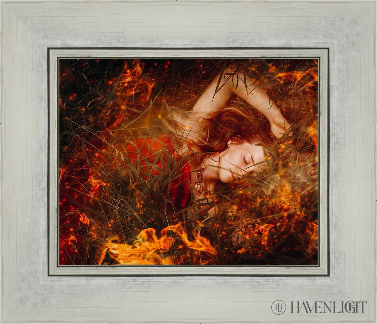Joan Of Arc - Trial By Fire Open Edition Print / 10 X 8 Silver 14 1/4 12 Art
