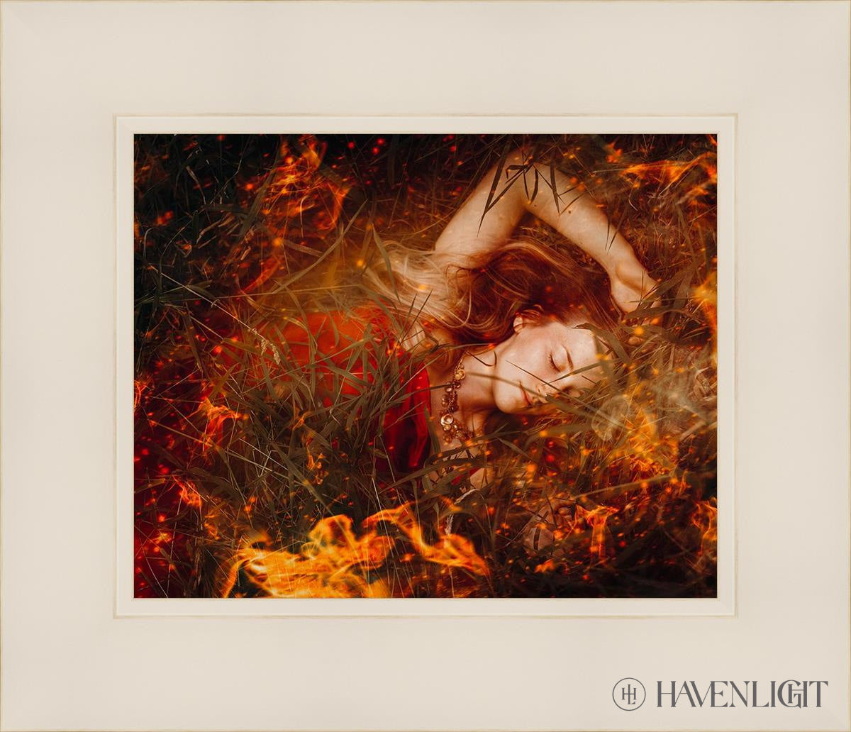 Joan Of Arc - Trial By Fire Open Edition Print / 10 X 8 White 14 1/4 12 Art