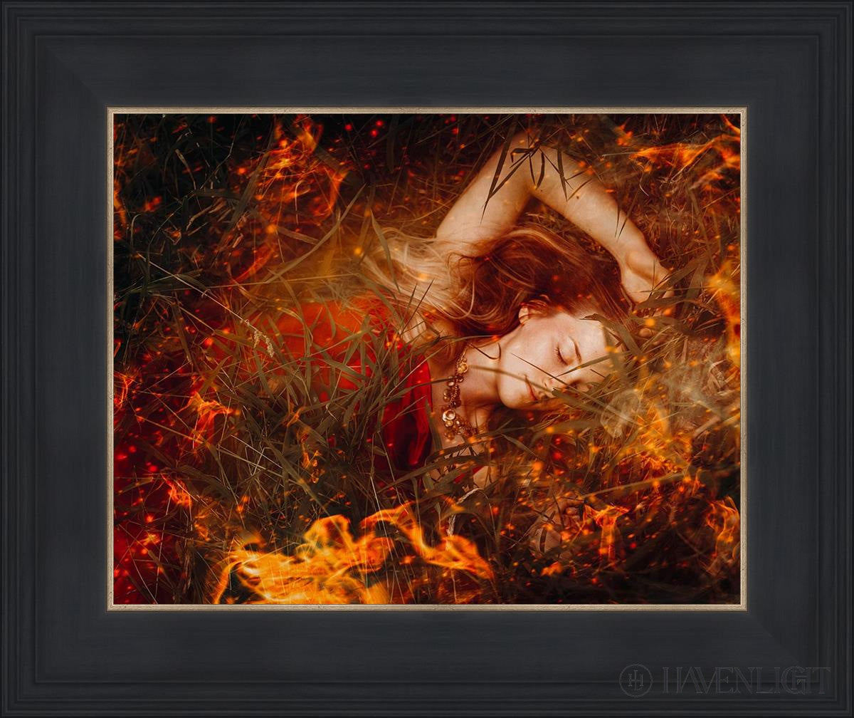 Joan Of Arc - Trial By Fire Open Edition Print / 14 X 11 Black 18 3/4 15 Art