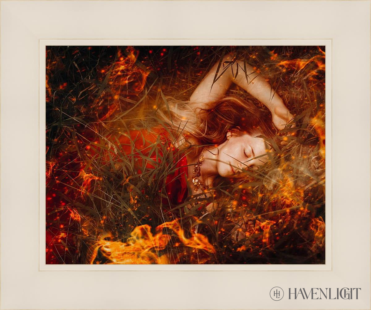 Joan Of Arc - Trial By Fire Open Edition Print / 14 X 11 White 18 1/4 15 Art