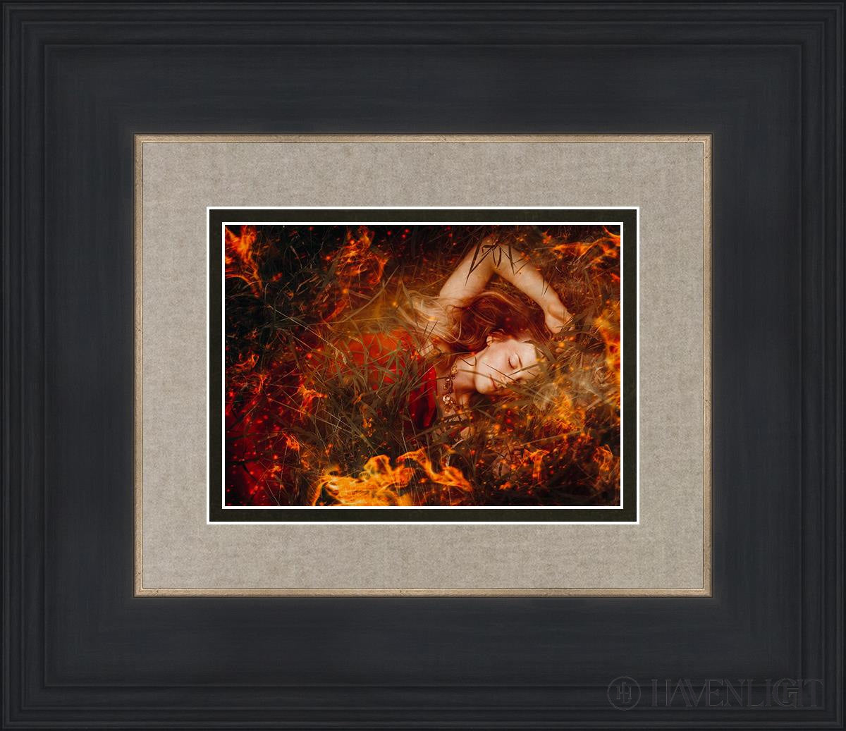 Joan Of Arc - Trial By Fire Open Edition Print / 7 X 5 Black 14 3/4 12 Art