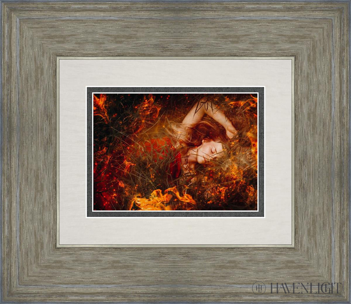 Joan Of Arc - Trial By Fire Open Edition Print / 7 X 5 Gray 14 3/4 12 Art