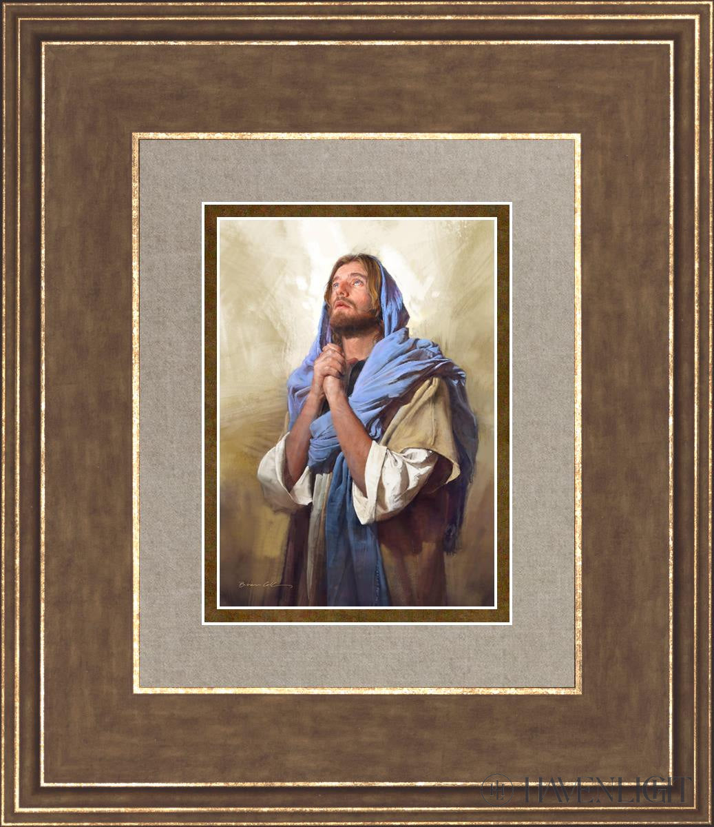 Light From Above Open Edition Print / 5 X 7 Gold 12 3/4 14 Art