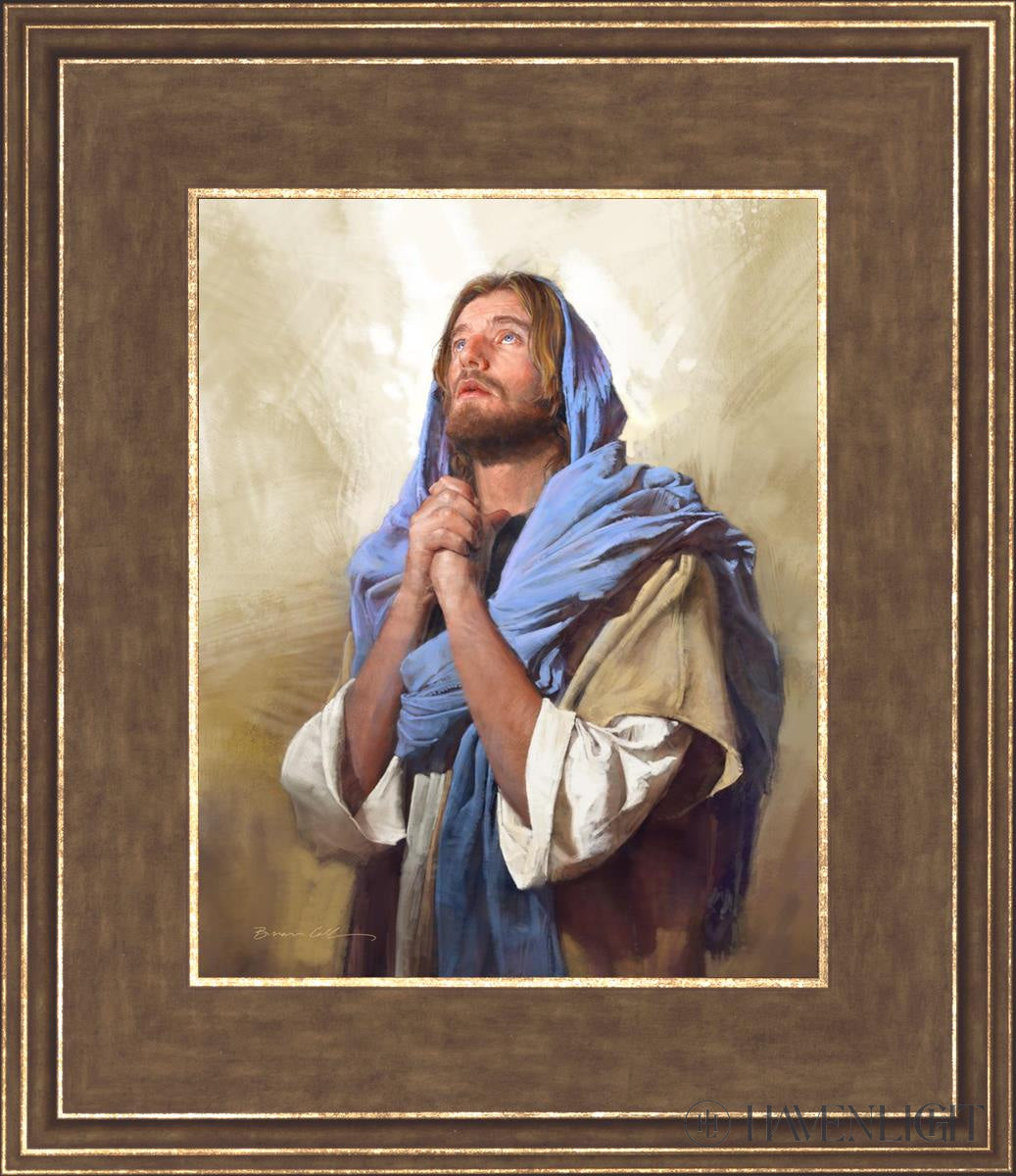 Light From Above Open Edition Print / 8 X 10 Gold 12 3/4 14 Art