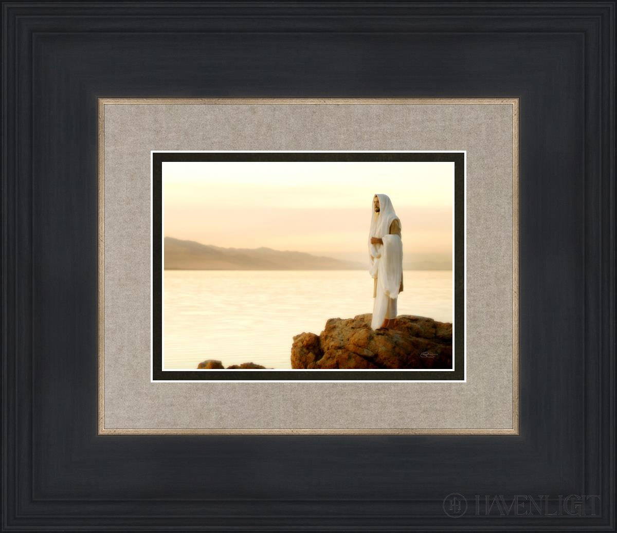 Light Of The World Open Edition Print / 7 X 5 Black 14 3/4 12 Art