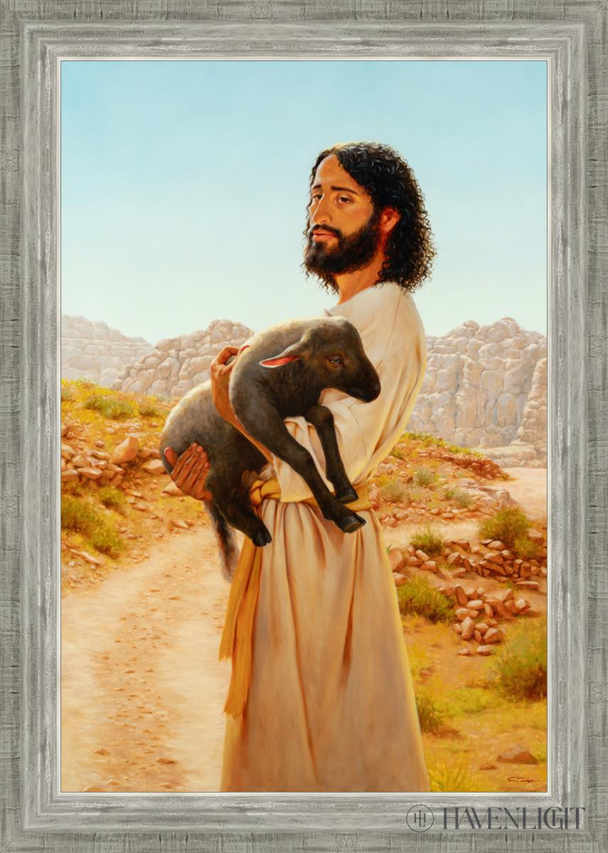 Like Unto Christ Seek They That Want Open Edition Canvas / 20 X 30 Silver 24 3/4 34 Art