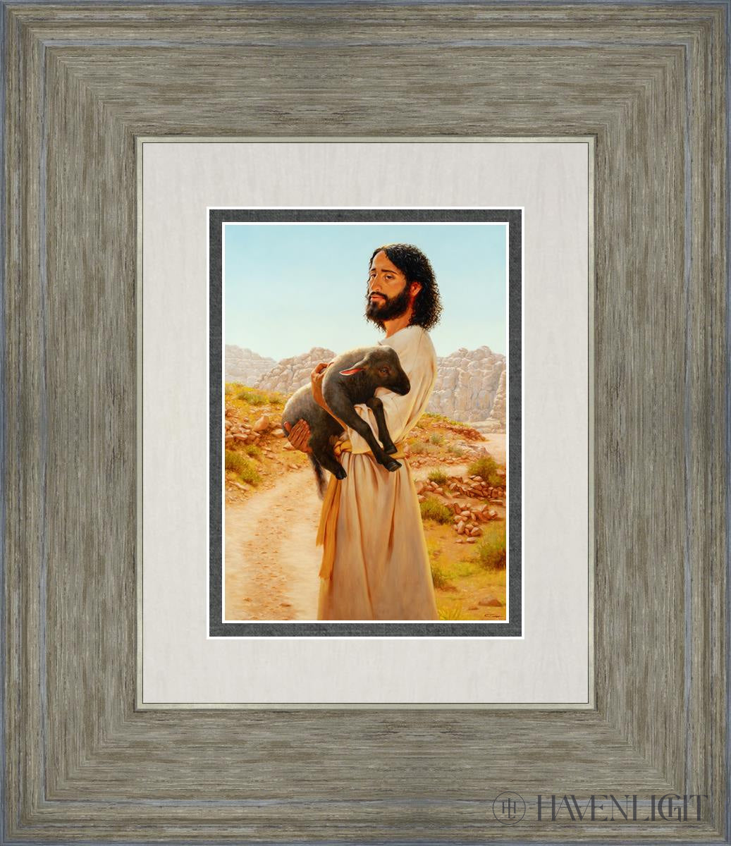 Like Unto Christ Seek They That Want Open Edition Print / 5 X 7 Gray 12 3/4 14 Art