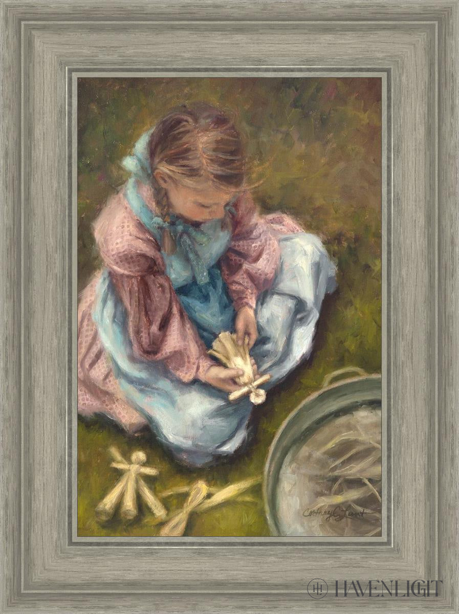Little Lady Open Edition Canvas / 12 X 18 Gray 17 3/4 23 Art