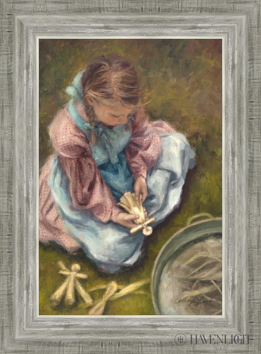 Little Lady Open Edition Canvas / 12 X 18 Silver 16 3/4 22 Art