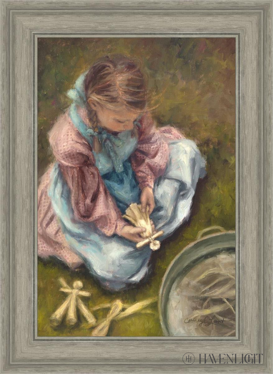 Little Lady Open Edition Canvas / 16 X 24 Gray 21 3/4 29 Art