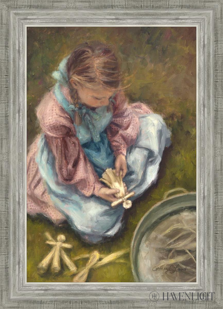 Little Lady Open Edition Canvas / 16 X 24 Silver 20 3/4 28 Art
