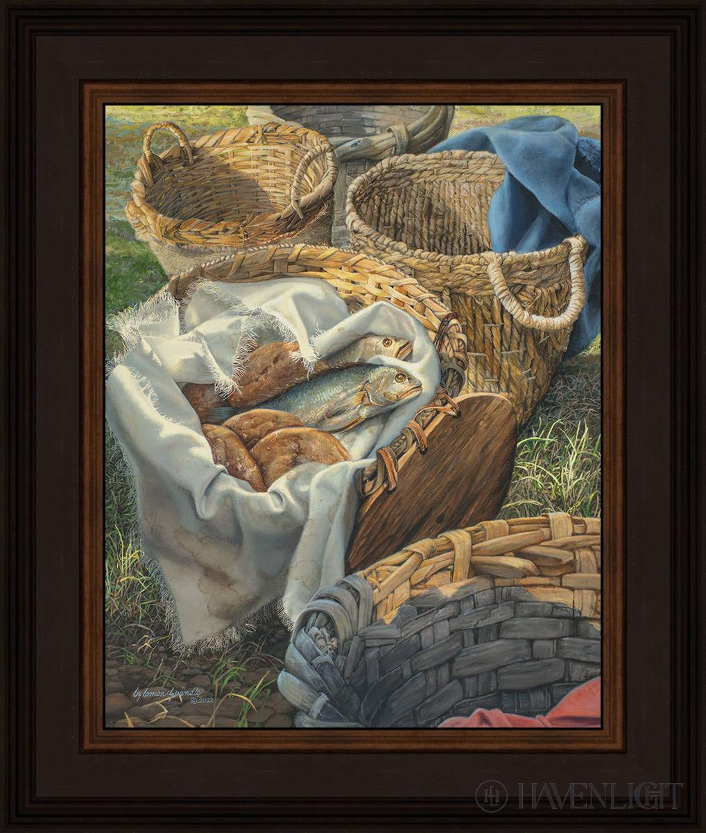 Loaves And Fishes Open Edition Print / 12 X 15 Brown 16 3/4 19 Art