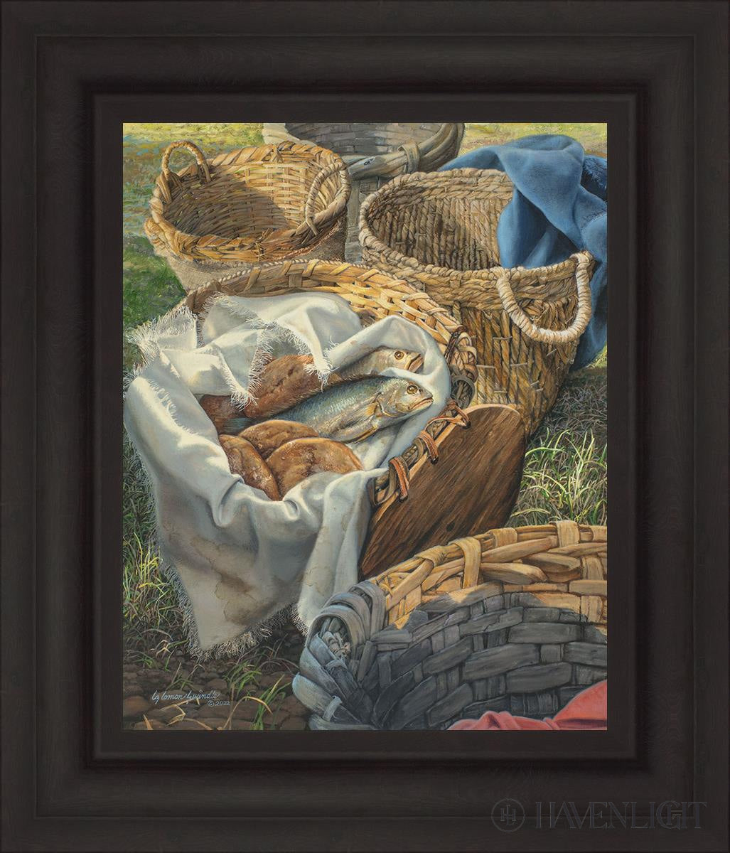 Loaves And Fishes Open Edition Print / 16 X 20 Brown 23 3/4 27 Art