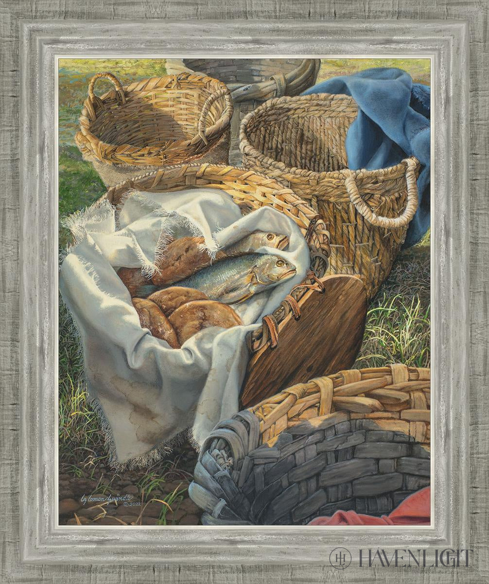 Loaves And Fishes Open Edition Print / 16 X 20 Silver 3/4 24 Art