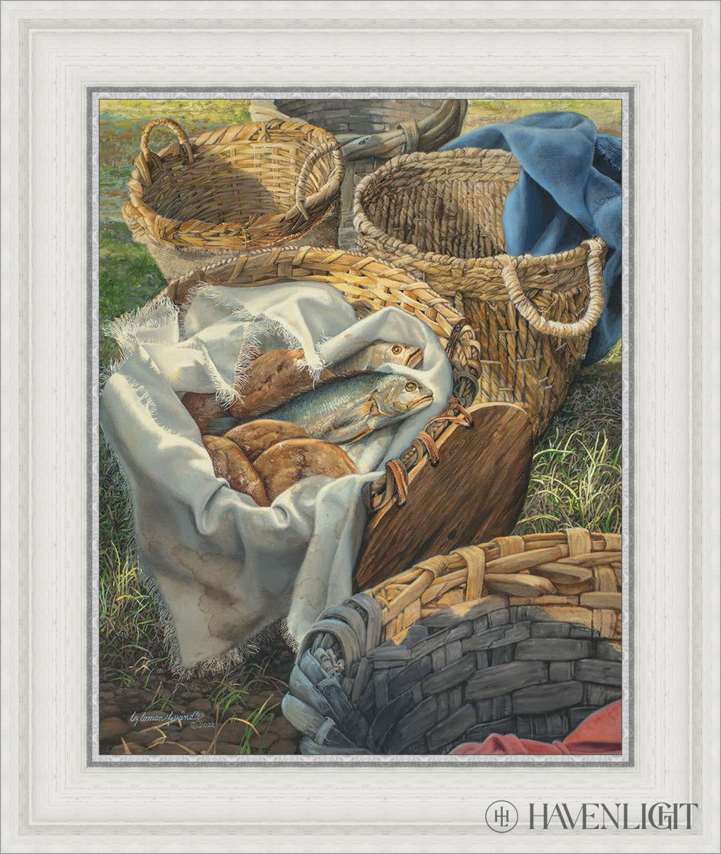 Loaves And Fishes Open Edition Print / 16 X 20 White 21 3/4 25 Art