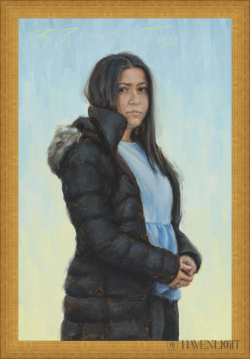 Longing Open Edition Canvas / 12 X 18 Matte Gold 13 3/4 19 Art