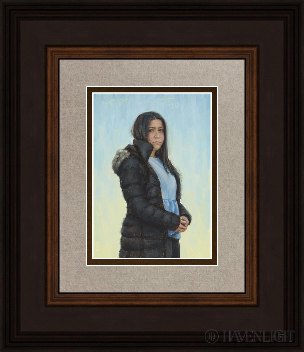 Longing Open Edition Print / 5 X 7 Brown 12 3/4 14 Art