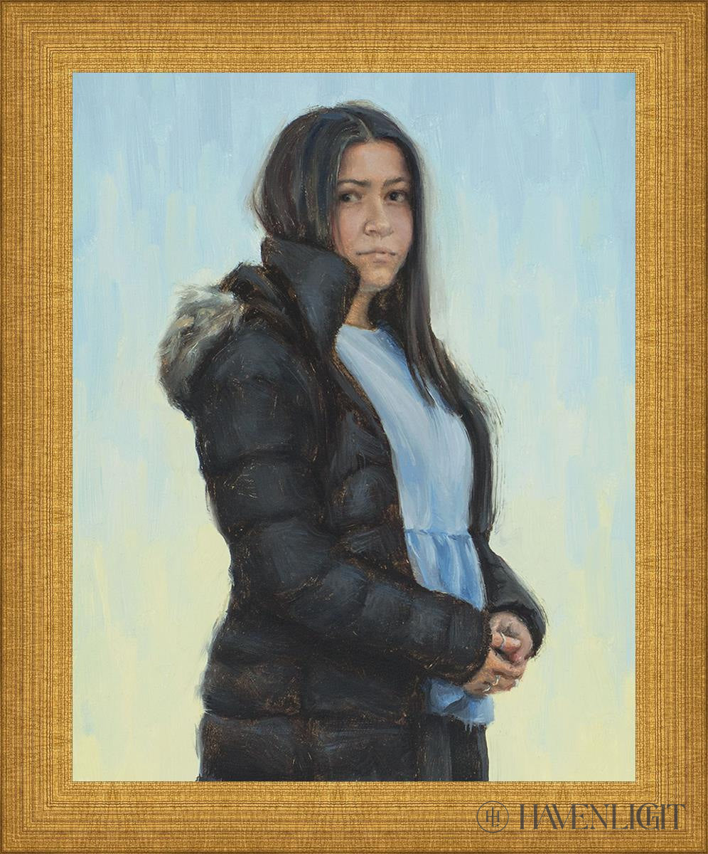 Longing Open Edition Print / 8 X 10 Matte Gold 9 3/4 11 Art