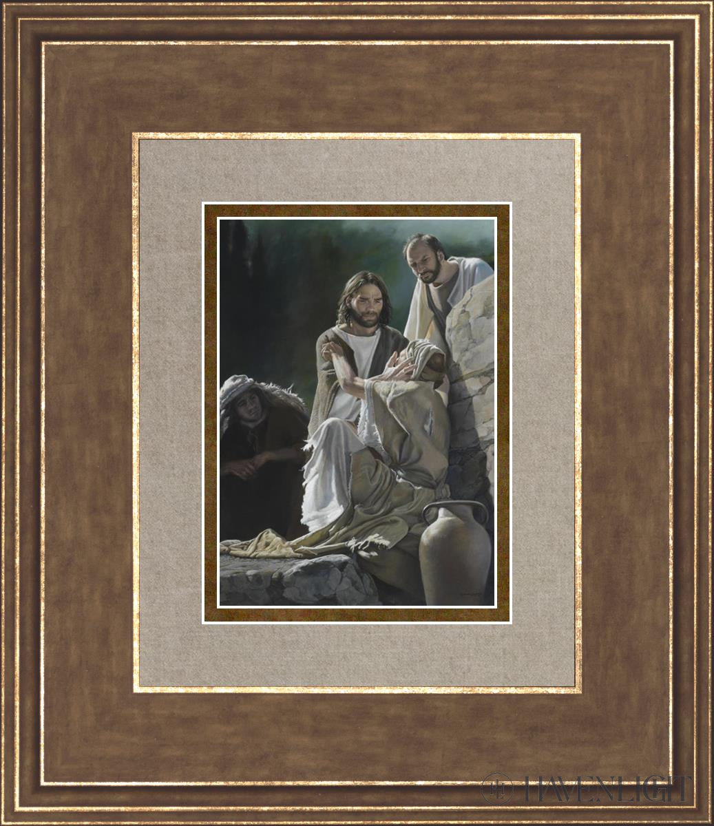 Lord I Believe Open Edition Print / 5 X 7 Gold 12 3/4 14 Art