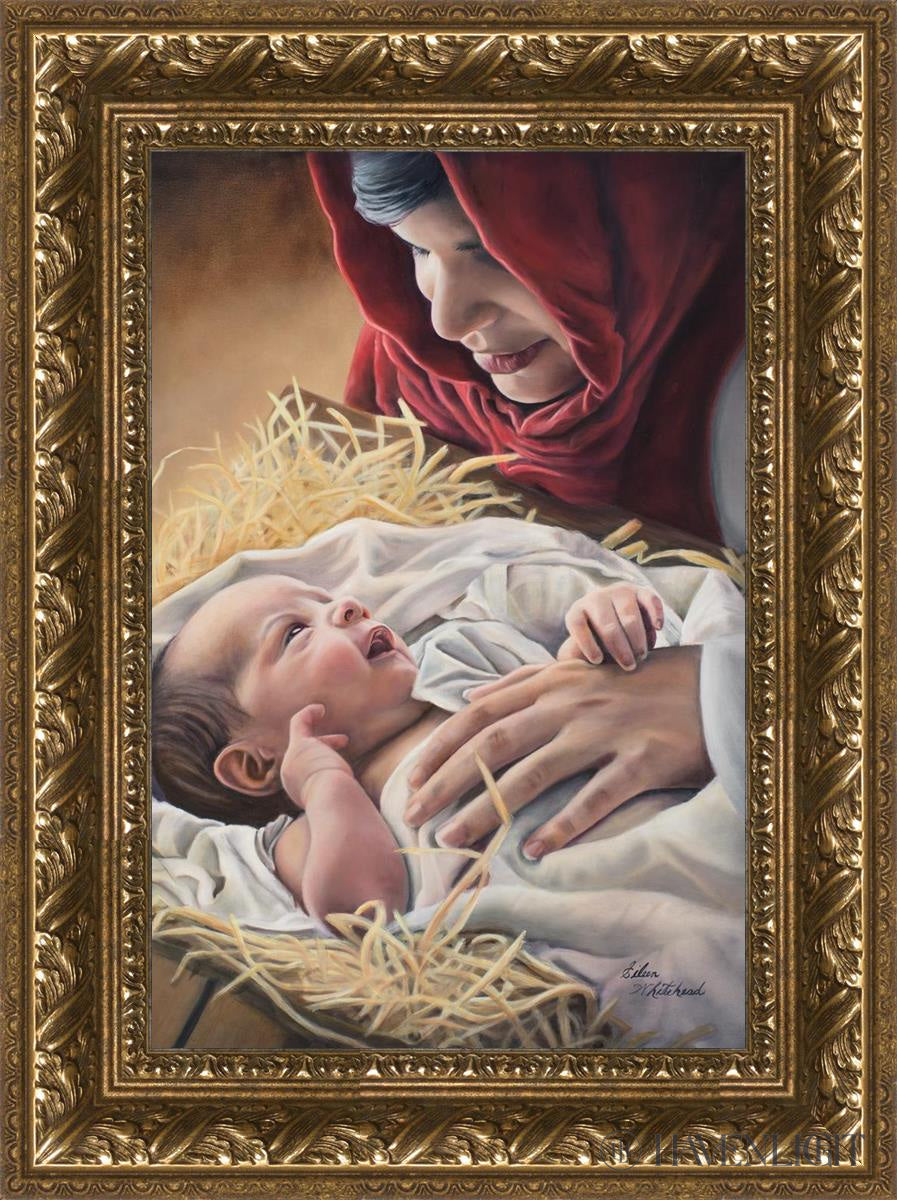 Love Open Edition Canvas / 12 X 18 Gold 17 3/4 23 Art