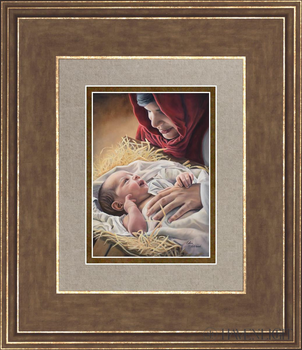 Love Open Edition Print / 5 X 7 Gold 12 3/4 14 Art