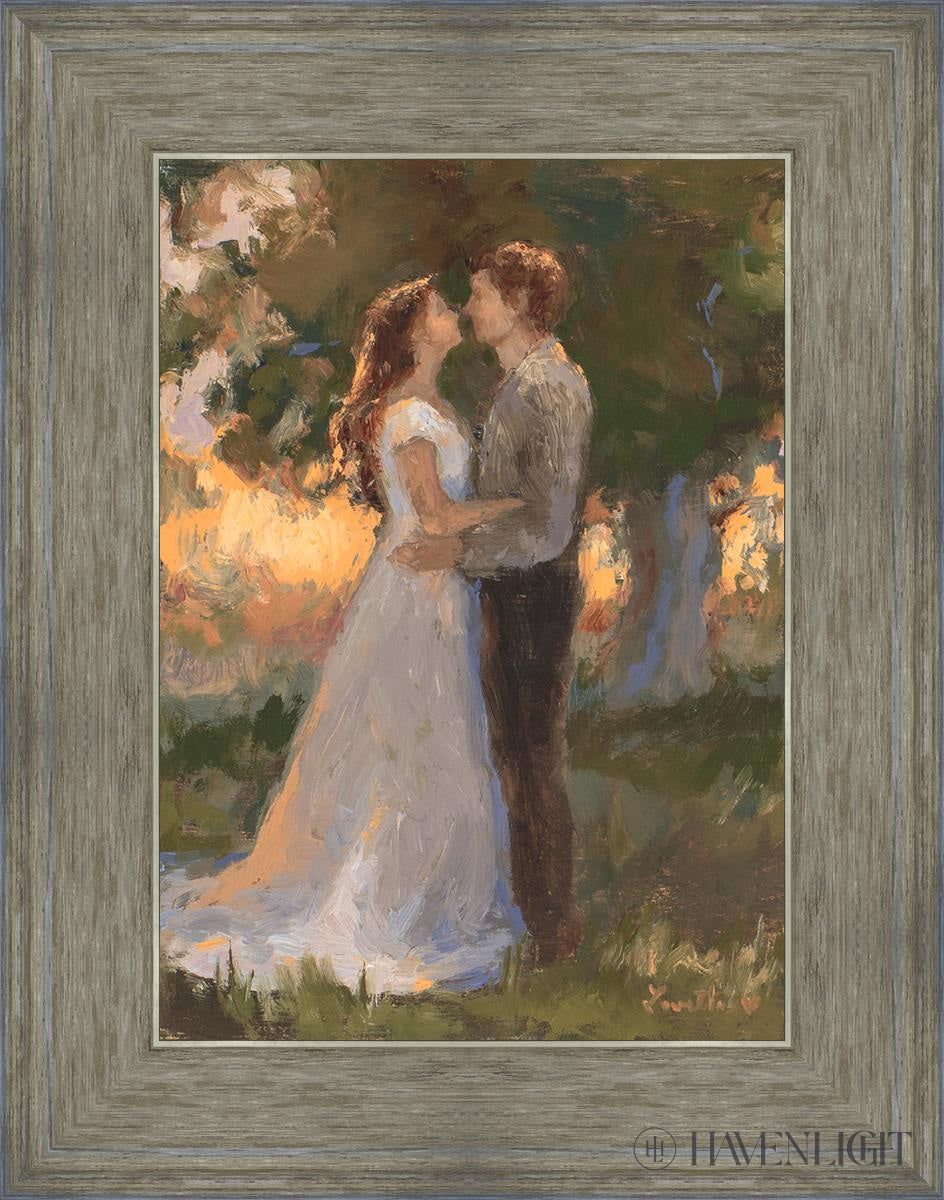 Lovers In An Evening Wood Open Edition Print / 10 X 14 Gray 3/4 18 Art