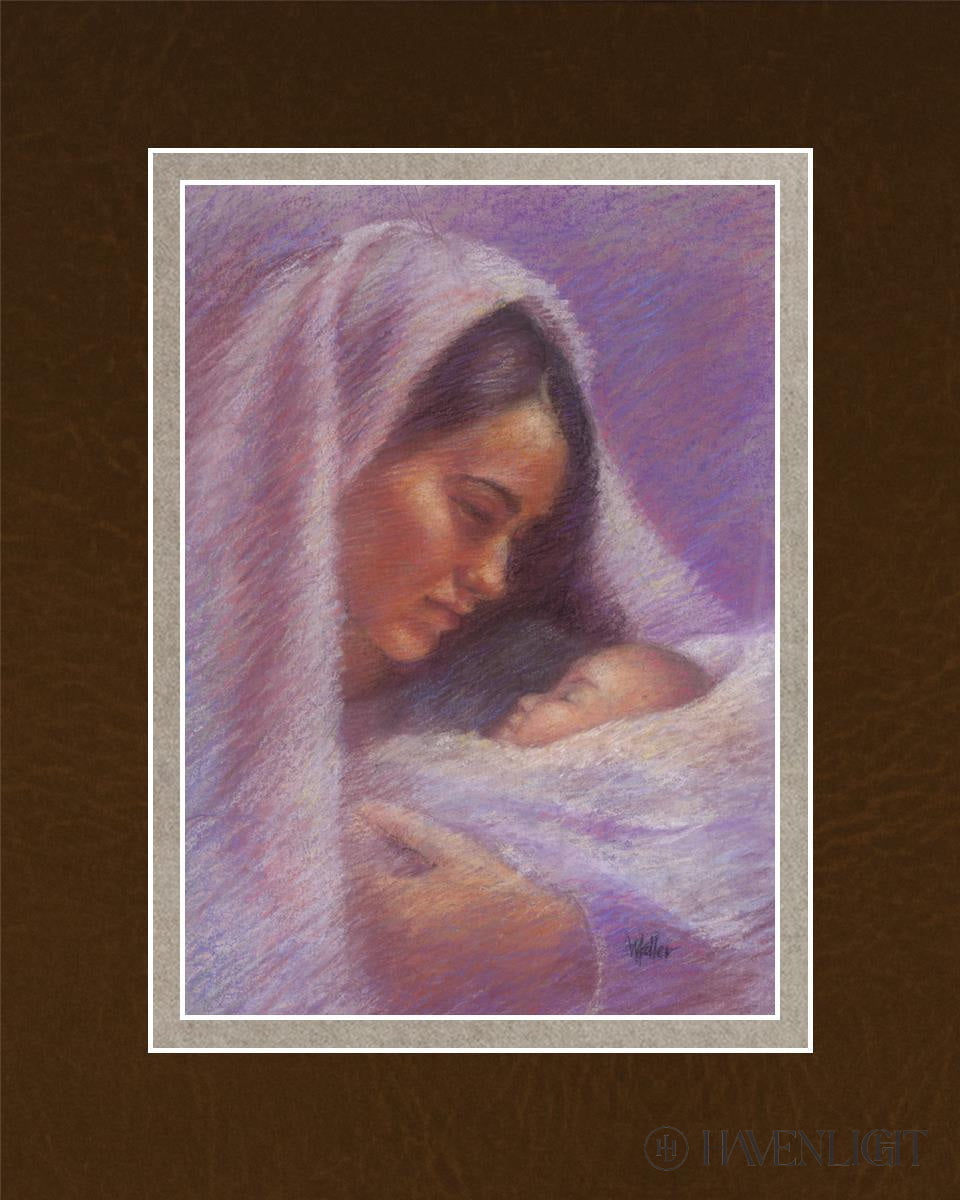 Mary & Jesus Pastel Open Edition Print / 5 X 7 Matted To 8 10 Art