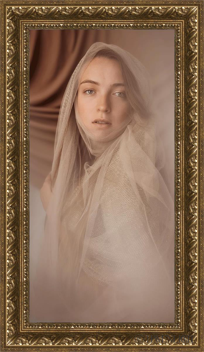 Meeting Ruth Open Edition Canvas / 15 X 30 Gold 20 3/4 35 Art