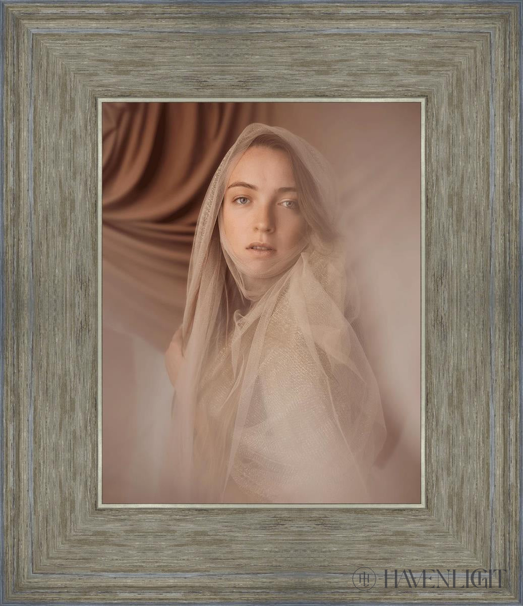 Meeting Ruth Open Edition Print / 8 X 10 Gray 12 3/4 14 Art