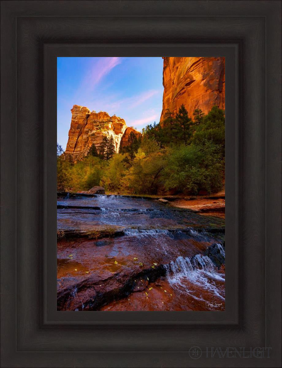 Morning At The Falls Open Edition Canvas / 12 X 18 Brown 19 3/4 25 Art
