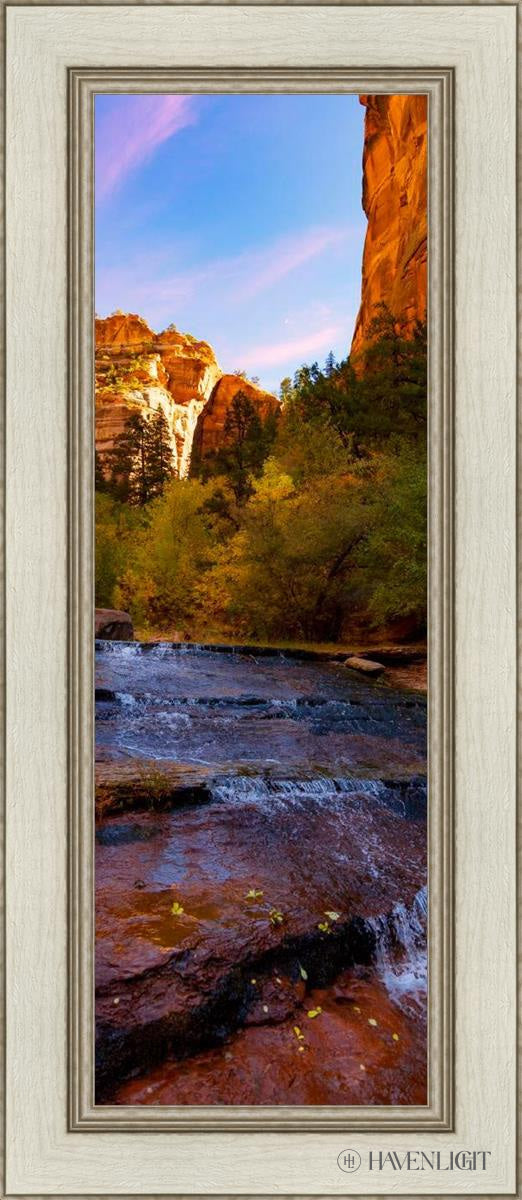 Morning At The Falls Open Edition Canvas / 12 X 36 Ivory 18 1/2 42 Art