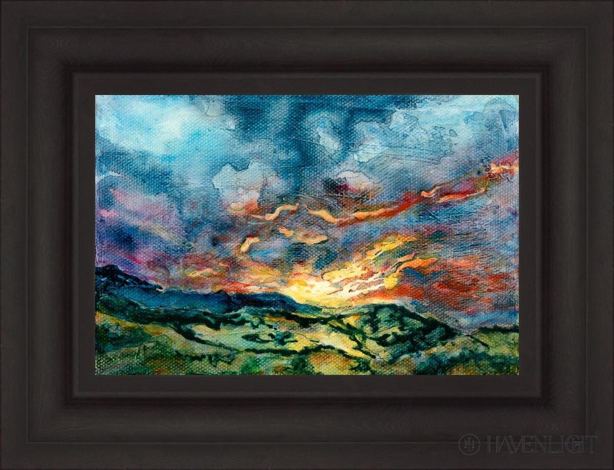 Mountain Sunset Open Edition Canvas / 18 X 12 Brown 25 3/4 19 Art