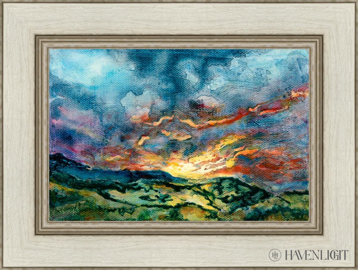 Mountain Sunset Open Edition Canvas / 18 X 12 Ivory 24 1/2 Art